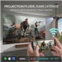 App Intégrée Videoprojecteur 4K Supportée Dolby Audio&Netflix 2025 Upgraded EAZZE D1 Pro Portable Projecteur Video WiFi Bluetoot