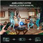 App Intégrée Videoprojecteur 4K Supportée Dolby Audio&Netflix 2025 Upgraded EAZZE D1 Pro Portable Projecteur Video WiFi Bluetoot
