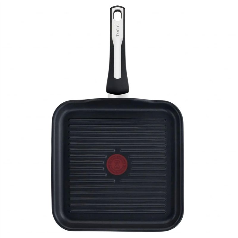 Image secondaire de Tefal Selection Poêle à griller 26 x 26 cm, revêtement en titane anti-adhésif, indicateur de température Thermo-Spot, Advanced I