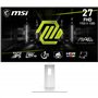 MSI MAG 274PFW Écran Gaming 27'' FHD - Dalle Rapid IPS 1920 x 1080, 180 Hz / 1ms (GtG), 117% sRGB, Design sans Bordure, HDR Read