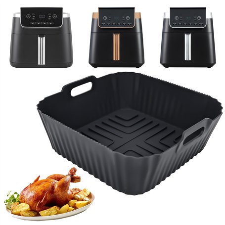 Accessoire Air Fryer pour Ninja Air Fryer MAX PRO, 6.2L AF180EUCP - Moules en Silicone pour Air Fryer pour une Cuisson Parfaite