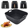 Accessoire Air Fryer pour Ninja Air Fryer MAX PRO, 6.2L AF180EUCP - Moules en Silicone pour Air Fryer pour une Cuisson Parfaite