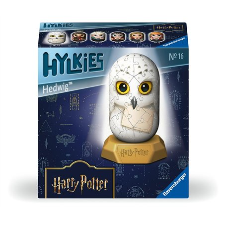 Ravensburger - Puzzle 3D Hylkies - Édition Harry Potter - Figurine n°16 Hedwige - Adultes et Enfants - 54 pièces numérotées à As