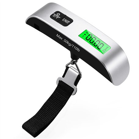 Blendura Pese Bagages de Voyage Pese Numérique pour Bagages, Balance Portable Pese Valise de Voyage, Balance Valise Tare Fonctio