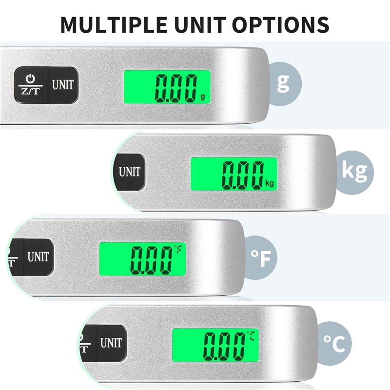 Image secondaire de Blendura Pese Bagages de Voyage Pese Numérique pour Bagages, Balance Portable Pese Valise de Voyage, Balance Valise Tare Fonctio