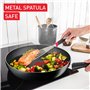 Tefal Titanium Essential Poêle à frire anti-adhésive sans induction 28 cm