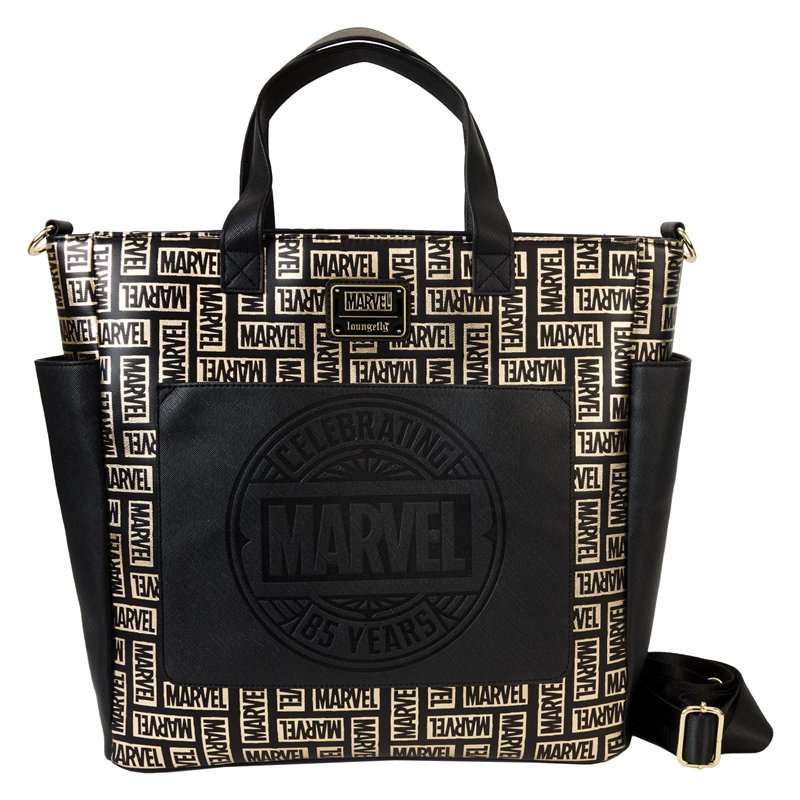 Loungefly Sac à dos convertible et sac fourre-tout avec logo Marvel