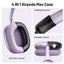 GlasFlength Coque pour Apple Airpods Max, Silicone Souple Protection Housse Casque pour Airpods Max Accessoire Protège Les Écout