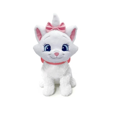 Simba Disney 6315870470 Peluche Classique Refresh Marie 25 cm Convient dès Les Premiers Mois de Vie Blanc