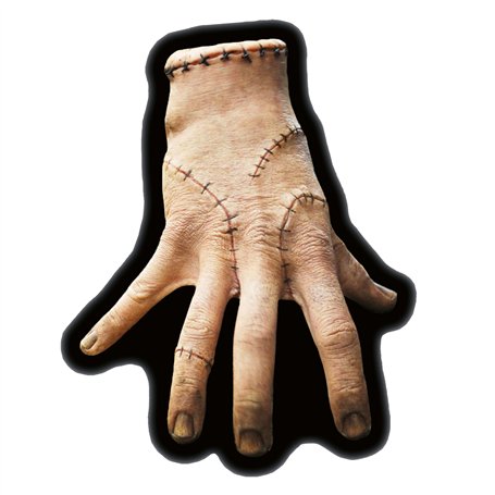 Herding Coussin contour de Décoration Wednesday, 35 x 20 cm, 100% polyester, Noir, coussin moulé