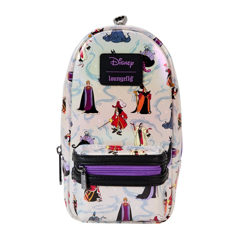 Loungefly Disney Villains Iridescent Mini Backpack Pencil Case