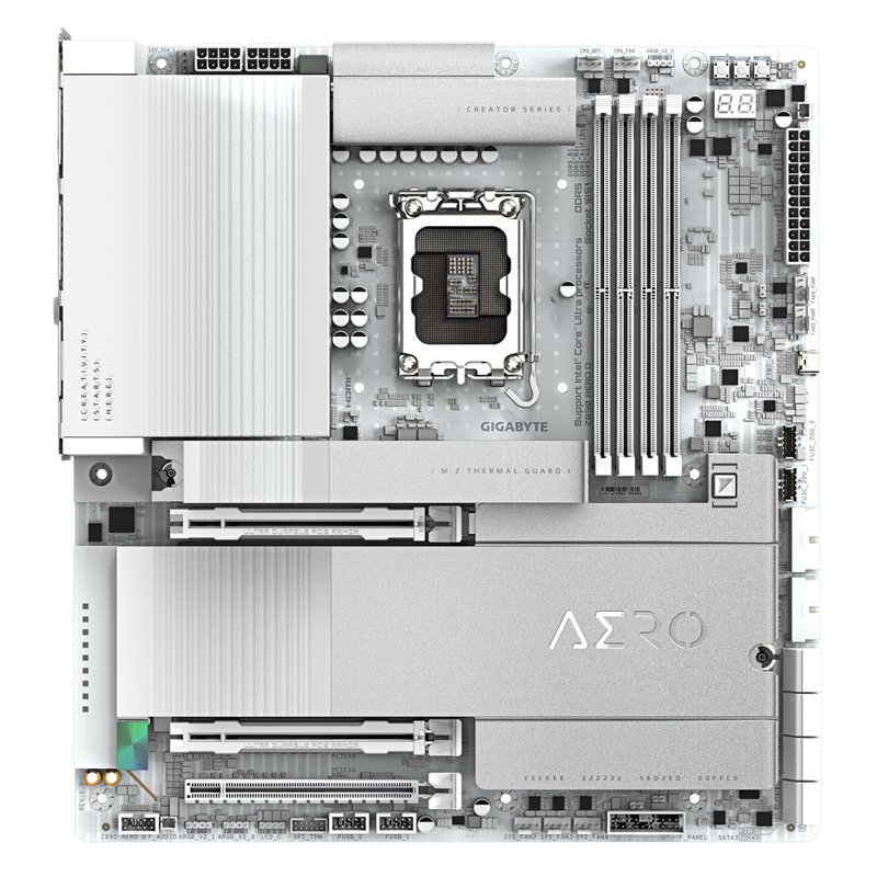 Image secondaire de GIGABYTE Z890 Aero D Carte Mère - Prend en Charge Les processeurs Intel Core Ultra (Série 2), VRM 16+1+2 Phases, jusqu'à 9500MHz