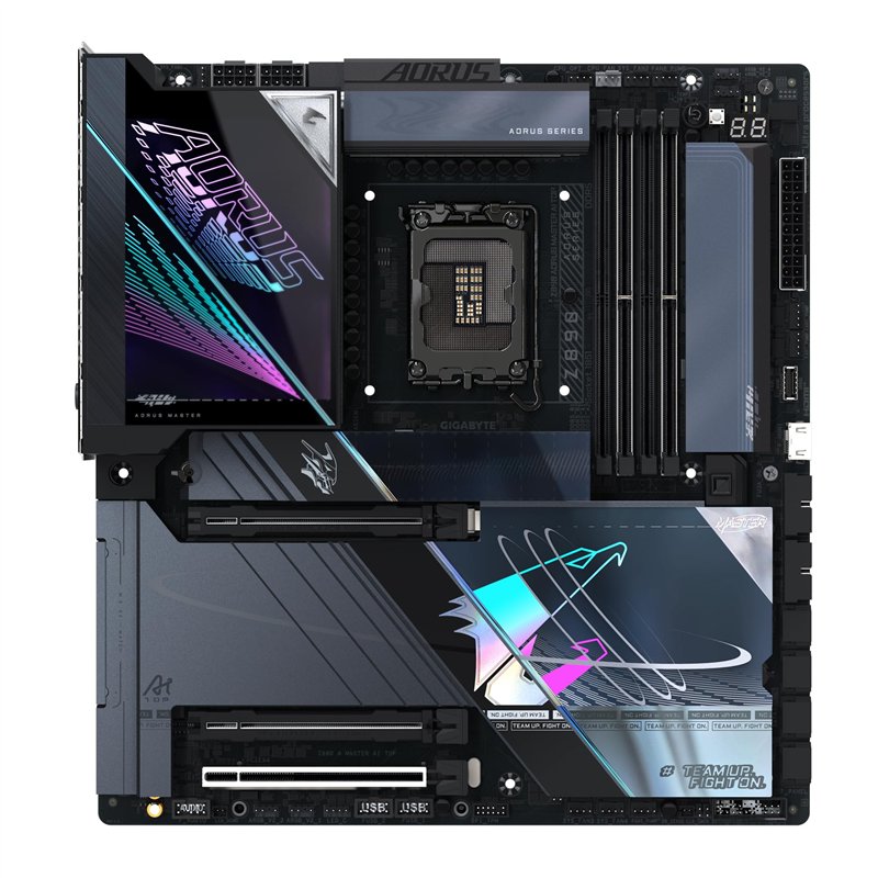Image secondaire de GIGABYTE Z890 AORUS Master AI Top Carte Mère - Prend en Charge Les processeurs Intel Core Ultra (Série 2), VRM 20+1+2 Phases, ju