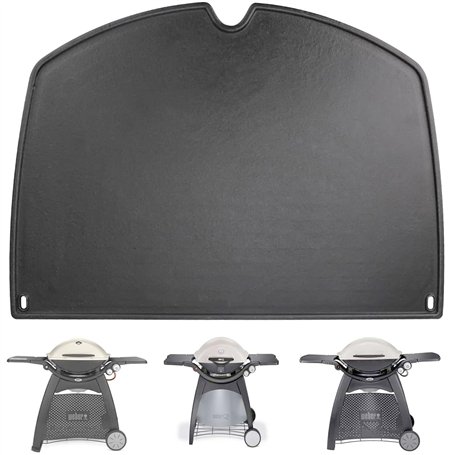 6506 Plaque de cuisson en fonte pour barbecues à gaz Weber Q300 Q320 Q3000 Q3100 Q3200, pièce de rechange pour Weber 57060001 58