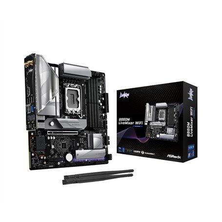 Carte+M%C3%A8re+ASRock+B860M+LiveMixer+WiFi+%28Intel+LGA+1851%29+Micro+ATX