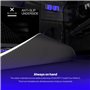 ENDORFY Crystal Onyx White XL Tapis de Souris XXL 900x400 mm, Guide de Souris Lisse, Bord imprimé, Base en Caoutchouc antidérapa