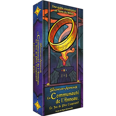Asmodee - Office Dog - LE SEIGNEUR DES ANNEAUX : LA COMMUNAUTE DE L'ANNEAU JEU DE PLIS - Jeu de cartes coopératif, Jeu de straté