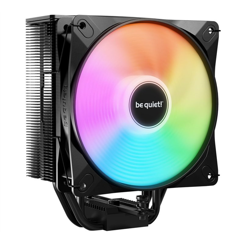 be quiet! Pure Rock 3 LX ventirad radiateur, très haute performance de refroidissement, 4 caloducs noirs haute performance, tech