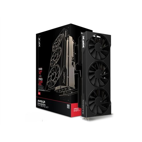XFX Swift AMD Radeon RX 9070XT Triple Ventilateur Gaming Edition avec 16 Go GDDR6 HDMI 3xDP, AMD RDNA™ 4 (RX-97TSWF3B9)