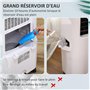 HOMCOM Climatiseur mobile refroidisseur d'air portable ventilateur 65 W par évaporation 3 en 1 avec réservoir d'eau de 15 L, osc