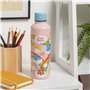 Paladone Gourde Bisounours en métal avec couvercle à visser de 600 ml, sous licence officielle, réutilisable, avec motif coloré