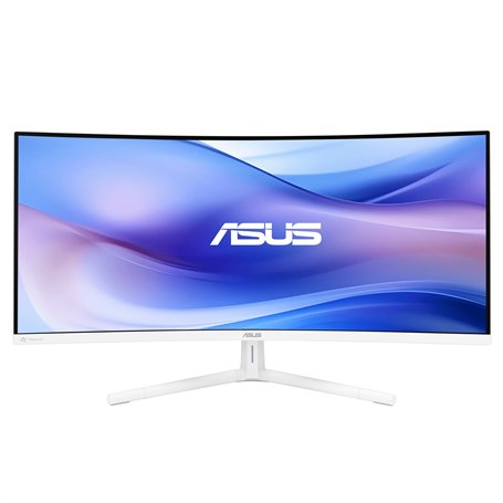 ASUS VU34WCIP-W Eye Care Monitor 34 inch WQHD 3440x1440 1500R Curvature Frameless 100Hz - Flachbildschirm (TFT/LCD) - 34" (90LM0