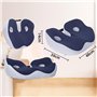 GD IMPORT Coussin Ergonomique en Mousse à Mémoire de Forme – Soulagement du Coccyx et de la Sciatique – Confort et Maintien Opti