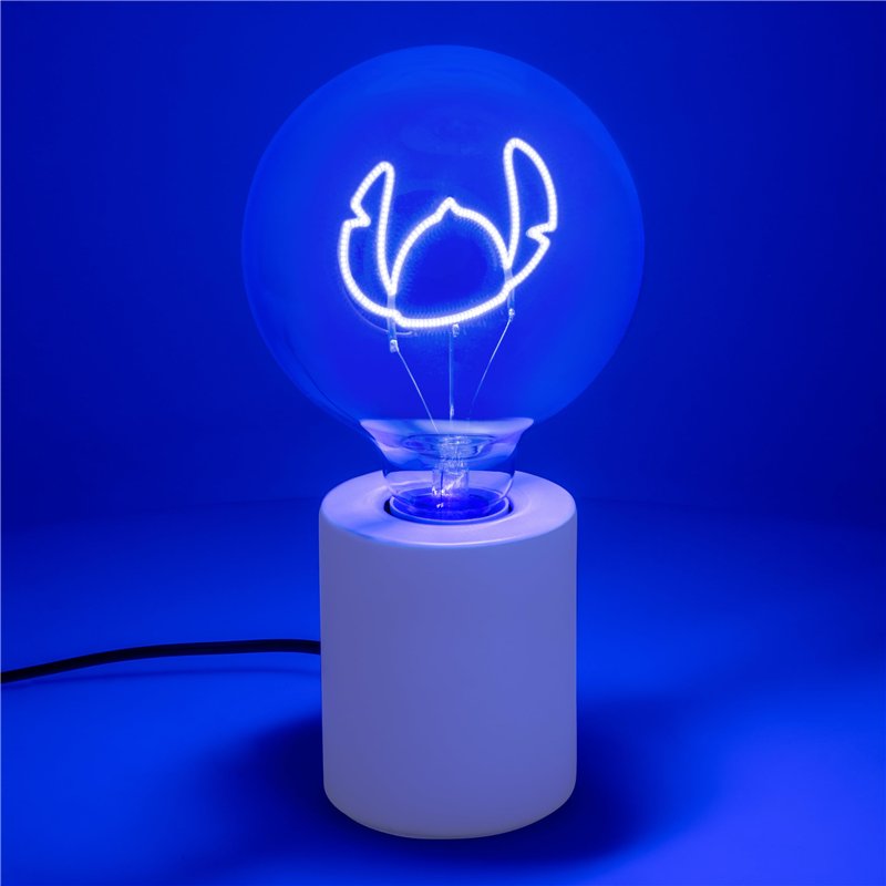 Image secondaire de Paladone Ampoule néon LED décorative Disney Stitch - Ampoule en verre E27, cadeau de collection Lilo & Stitch sous licence offic