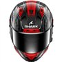 SHARK, Casque Moto Intégral Aeron Edgy Carbon Red Chrome DRU, M