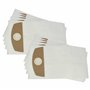 vhbw 10x Sacs compatible avec Flex VC6 L MC 18.0, VC 6 L MC aspirateur - microfibre non tissée, 36cm x 20cm blanc