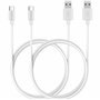 PHONILLICO Cable compatible avec enceinte Sonos One SL/Sonos Roam [PACK 2] USB TYPE USB-C Blanc 1 Mètre