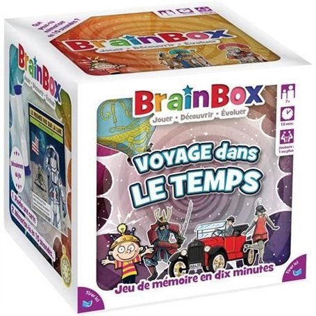 Asmodee Jeu d`ambiance BrainBox Voyage dans le Temps - 5025822133366
