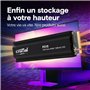 CRUCIAL - P310 - Disque SSD Interne - 1TB - Gen4 - NVMe M.2 - Jusqu'a 7100 Mo/s