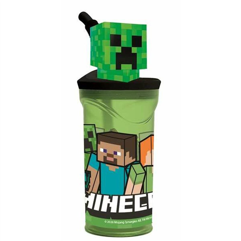 Bouteille d'eau Minecraft Plastique 360 ml