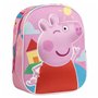 Cartable 3D Peppa Pig Rose 25,0 x 31,0 x 10,0 cm