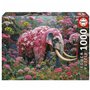 Puzzle Educa Floral Elephant