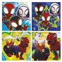 Set de 4 Puzzles Educa Dino Spidey (4 Unités)