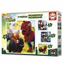Set de 4 Puzzles Educa Dino Spidey (4 Unités)