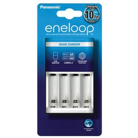 Chargeur de batterie Panasonic BQ-CC51E Piles x 4
