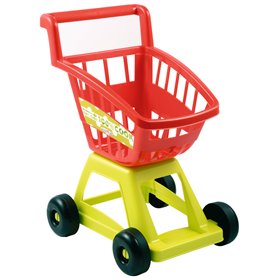 Jouets Ecoiffier - 1226 - Chariot de supermarché vide pour enfants 100 % Chef - Jeu d'imitation - Dès 18 mois - Fabriqué en Fran