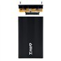 TooQ TQE-2510B - Boîtier USB 2.0 pour disques durs 2,5", SATA I/II/III, Noir