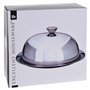 Excellent Houseware BBTrade Sales Cloche en Verre avec Plaque de Base en Acier Inoxydable Plateau de Service vidaXL Assiettes dé
