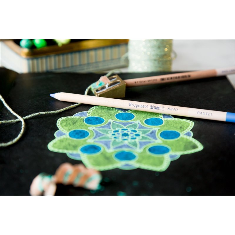 Image secondaire de Bruynzeel Design Set de 48 crayons pastel professionnels | Crayons d'artistes pour dessiner & esquisser