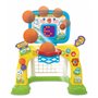 VTech - Bébé Multisport Interactif Multicolore, Structure de Motricité Bébé 2 en 1, Cage de Foot, Panier de Basket avec Tableau 