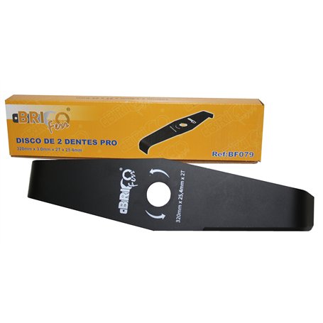 Bricoferr BF079 Disque couteau à 2 pointes pour débrousailleuse
