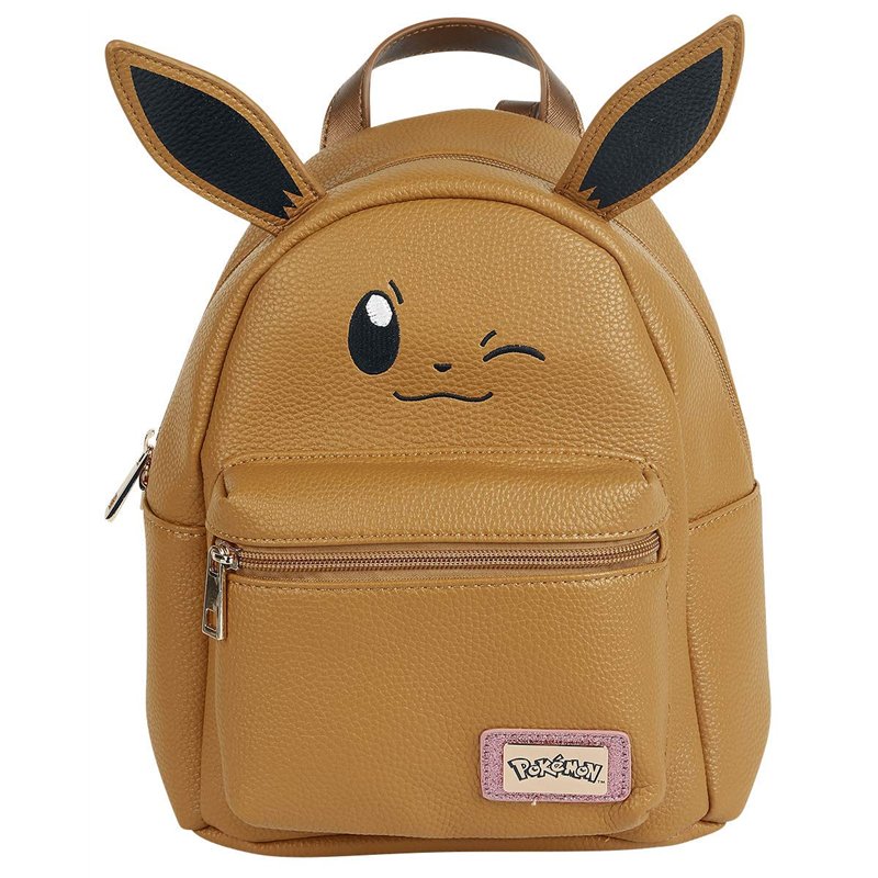 Image secondaire de Bioworld - Difuzed Sac à dos Pokemon Evoli Premium Enfants, 41 cm, Marron