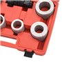 vidaXL Kit d'Expandeur de Tuyau 8 pcs Tuyau d’Echappement Voiture Garage Acier