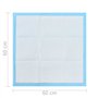 vidaXL 100x Tapis d’Hygiène pour Chiens Educateurs 60x60 cm Tissu Non Tissé