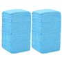 vidaXL 100x Tapis d’Hygiène pour Chiens Educateurs 60x60 cm Tissu Non Tissé