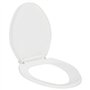 vidaXL Abattant WC à Fermeture en DouceurSiège de Toilette Cuvette Lunette de Toilette Salle de Bains Maison Restaurant Magasin 